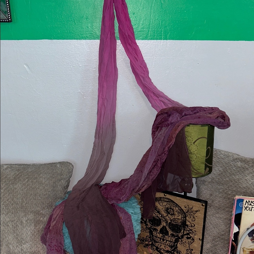 2 beautiful multi color  Purple Scarves